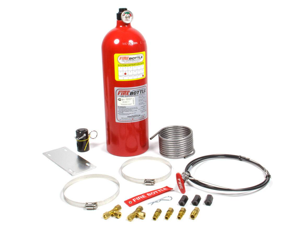 Safety Systems Race Car Fire Suppression System 10 Pound Bottle Kit Virtual Speed Performance