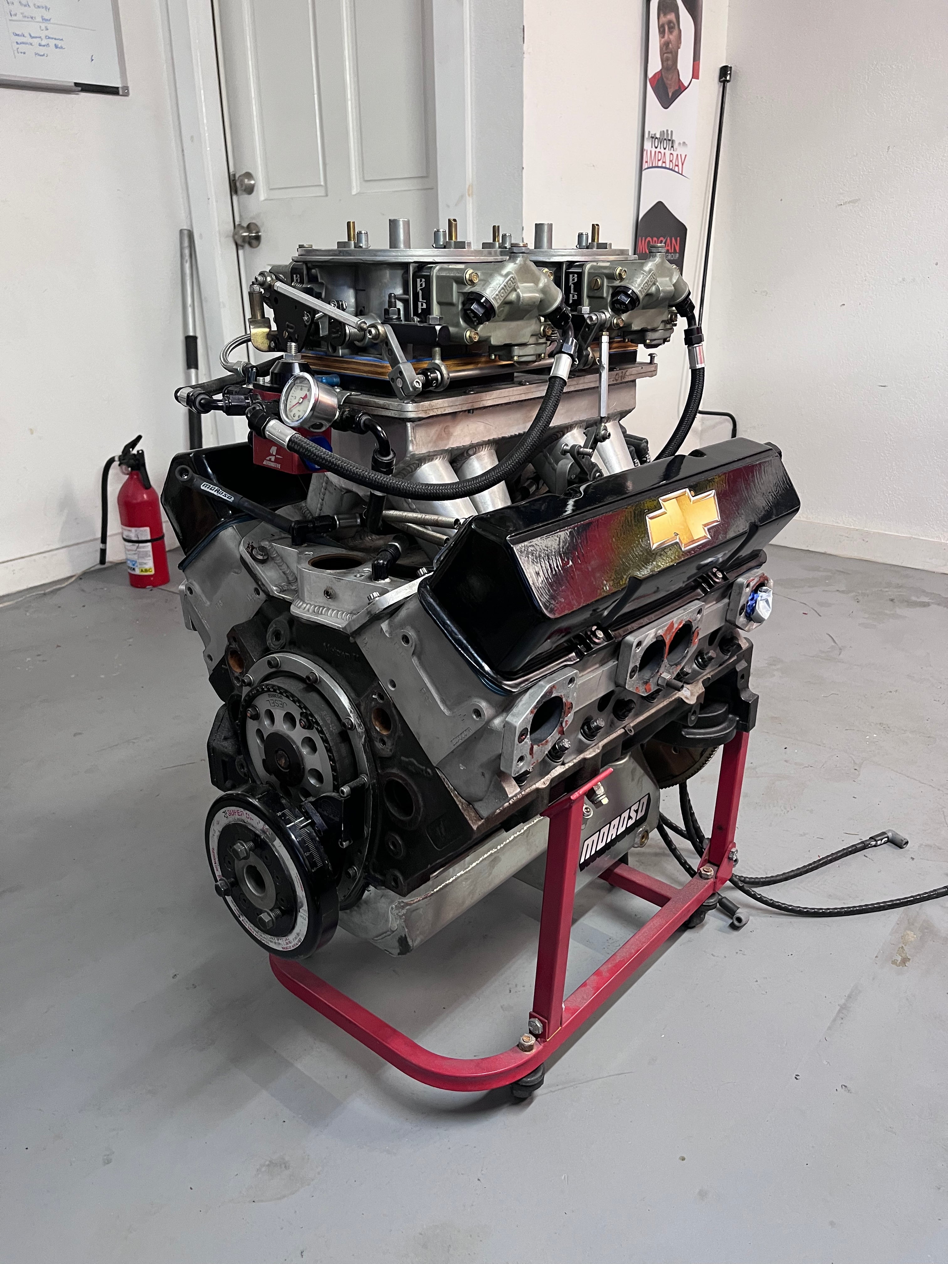 434 Cubic Inch Small Block Chevy Race Engine - 18 Degree Reher Morriso ...