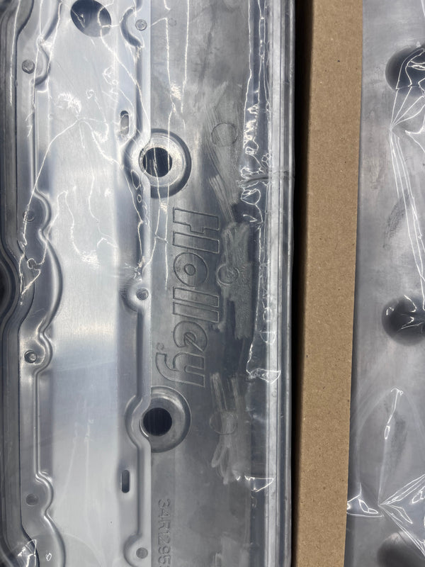 Holley 241-92 LS Valve Covers – Cast Aluminum, Standard Height, GM LS1/LS2/LS6 – New Open Box