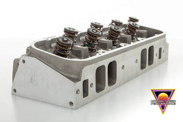 Flo-Tek BBC 320cc Aluminum Cylinder Head – 121cc Chamber, Assembled