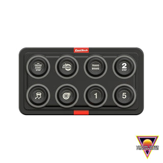 FuelTech SwitchPanel-8 Mini – 8 Button Dash Mount Switch Panel (FTH5022100302)
