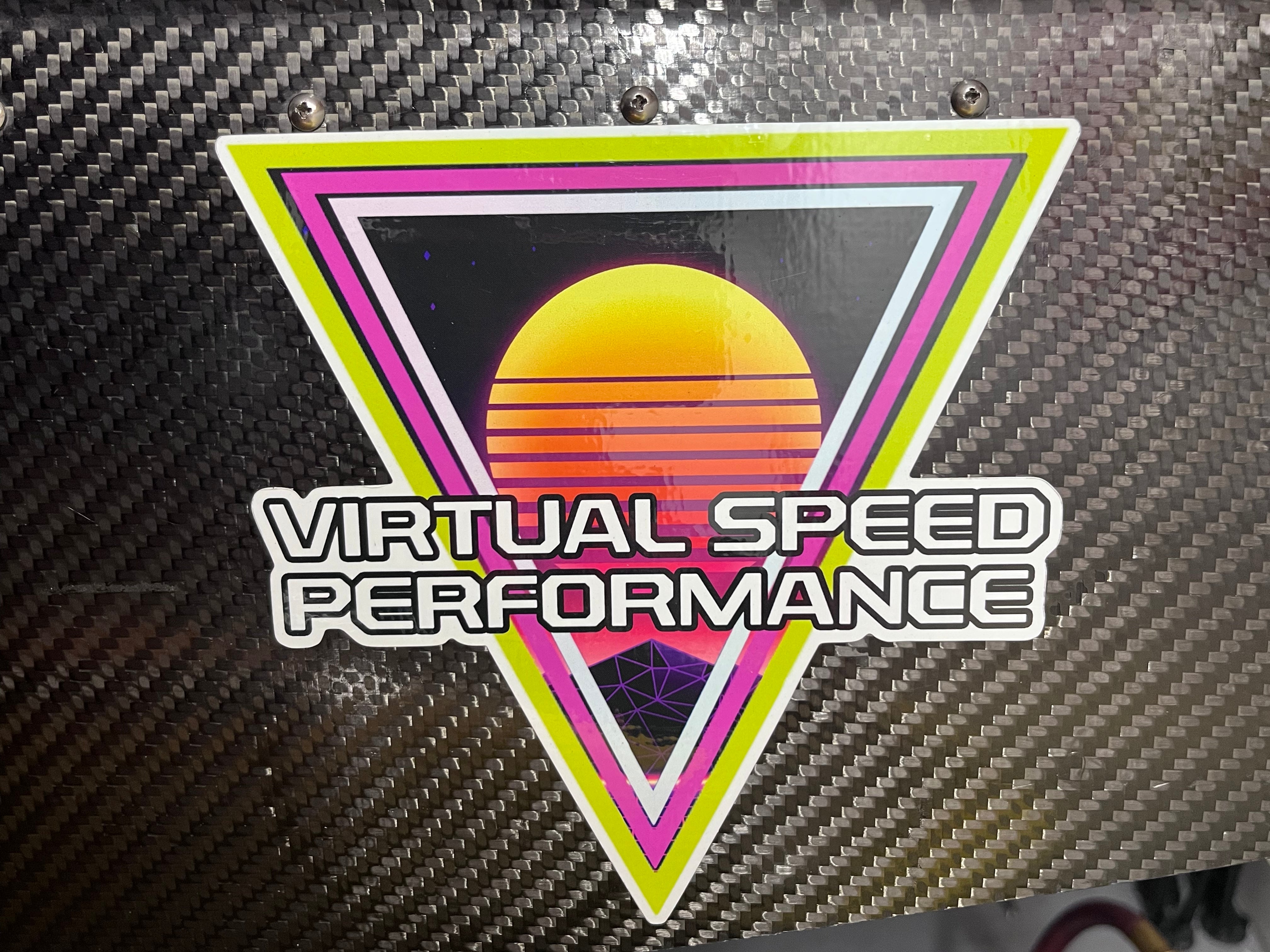 Velocity Racing Sticker Virtual Speed Performance Racecar / Toolbox Sticker