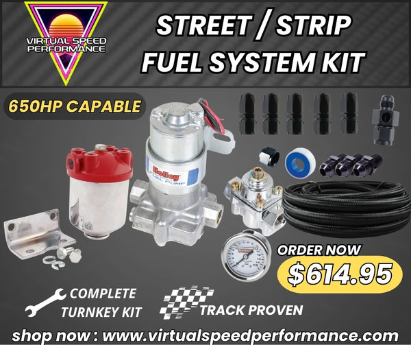VSP Street/Strip Fuel Assault Kit – 650 HP Edition | Holley Blue Complete Fuel System