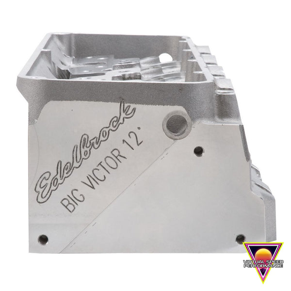 Edelbrock Big Victor 12° Aluminum Cylinder Heads - Bare