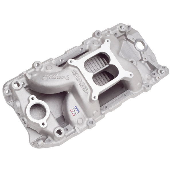 Edelbrock Big Block Chevy 396-502 RPM Air-Gap Intake Manifold (Oval Port) Virtual Speed Performance EDELBROCK
