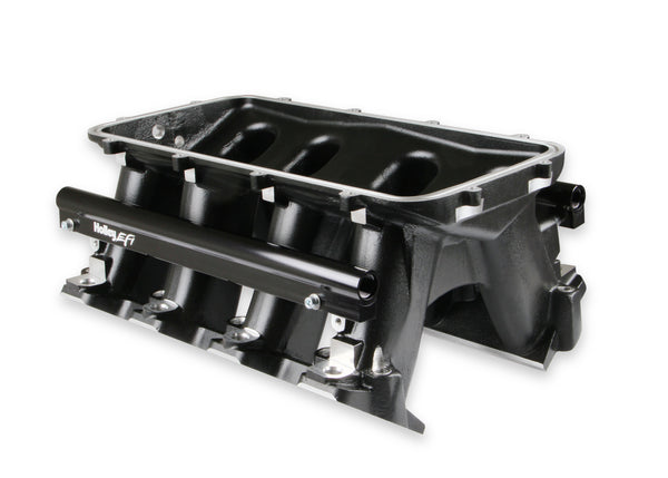 Holley Hi-Ram LS1/LS2/LS6 Intake Manifold 105mm Flange Black Finish Virtual Speed Performance HOLLEY