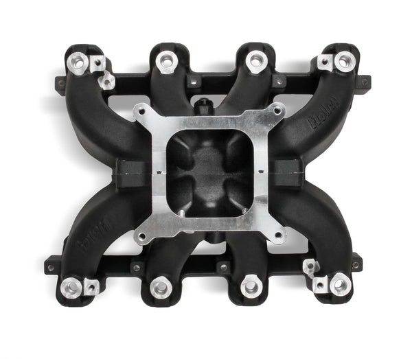 Holley EFI LS1/LS2/LS6 Single Plane Split-Design Race Intake Manifold Black Finish Virtual Speed Performance HOLLEY
