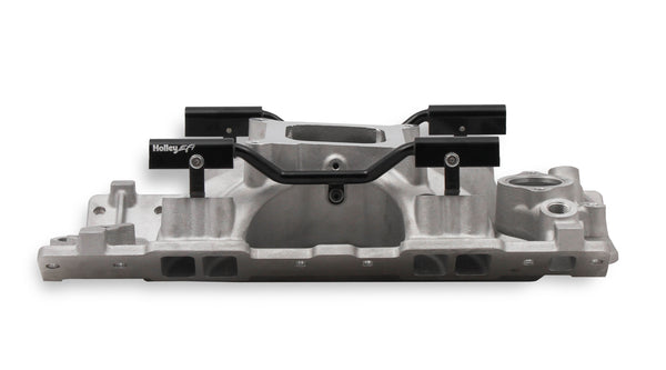 Holley SBC 262-400 EFI Intake Manifold With Fuel Rails For 4150 Flange Virtual Speed Performance HOLLEY