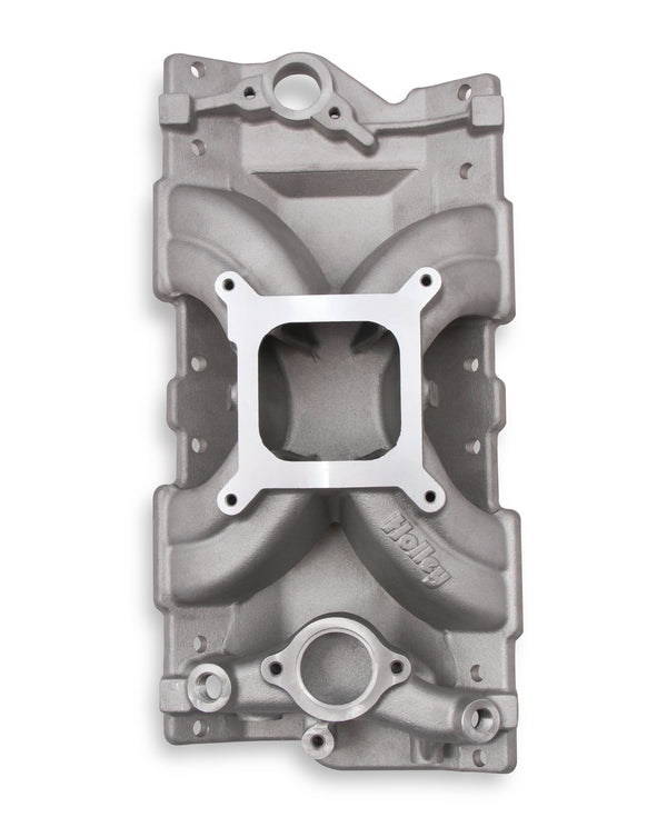 Holley SBC 262-400 Single Plane Intake Manifold 4150 Flange Virtual Speed Performance HOLLEY