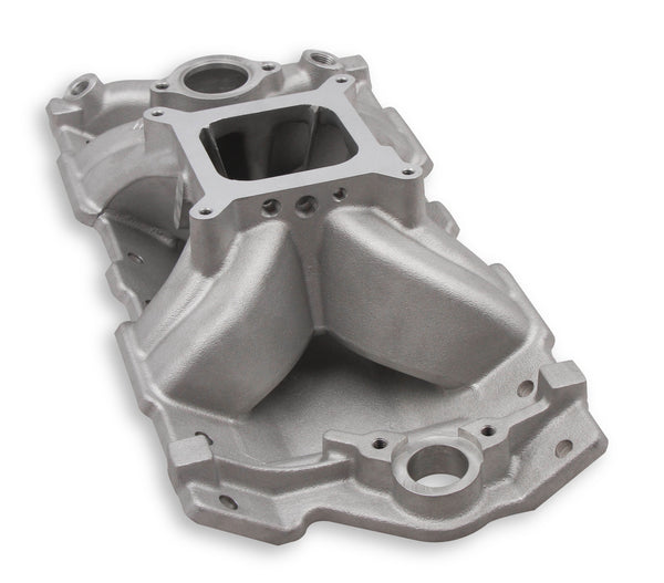 Holley SBC 262-400 Single Plane Intake Manifold 4150 Flange Virtual Speed Performance HOLLEY