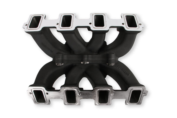 Holley LS3/L92 Split Single Plane Race Intake Manifold Black Finish Virtual Speed Performance HOLLEY