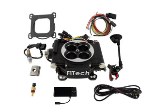 FiTech Fuel Injection Go EFI 4 Kit 600HP Rating Matte Black Finish Virtual Speed Performance FiTECH FUEL INJECTION