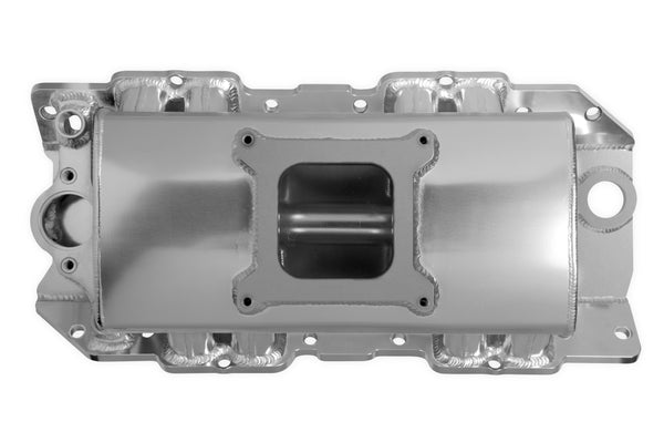 Holley Sniper BBC Fabricated Single Plane Silver Intake Manifold 1 X 4150 Virtual Speed Performance HOLLEY