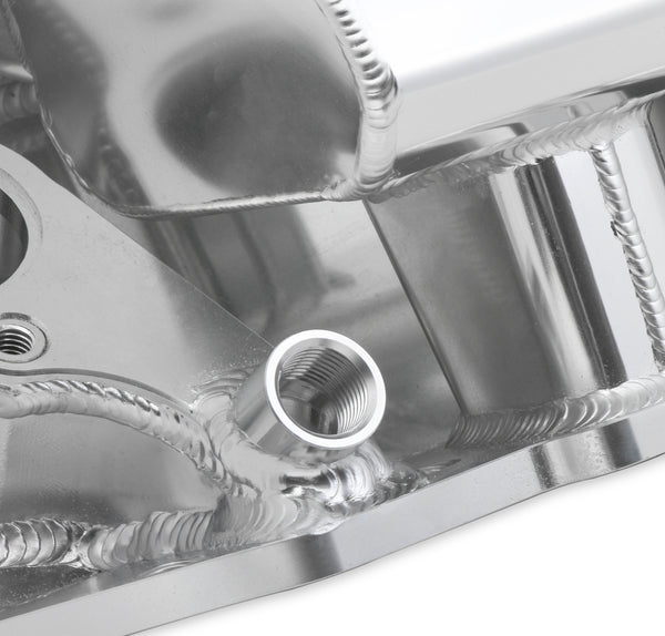 Holley Sniper BBC Fabricated Single Plane Silver Intake Manifold Rectangle Port Virtual Speed Performance HOLLEY