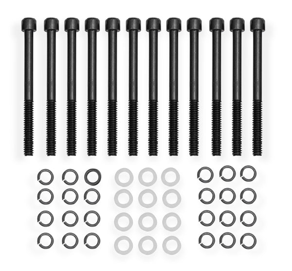 Holley Sniper SBF Valve Covers Tall Fabricated Black Finish