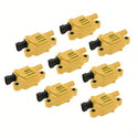Accel GM LS2/LS3/LS7 Ignition Super Coils Black (Set Of 8) Yellow Virtual Speed Performance ACCEL