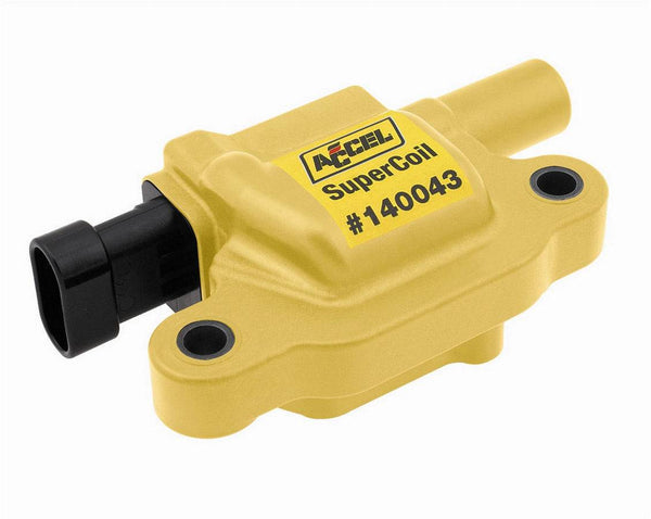 Accel GM LS2/LS3/LS7 Ignition Super Coil Yellow Virtual Speed Performance ACCEL