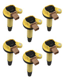 Accel Ford EcoBoost V6 2010-16 Ignition Super Coil (Coil On Plug) Yellow Finish Virtual Speed Performance ACCEL
