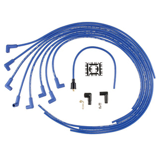 ACCEL Spark Plug Wires 8mm - Blue 90 Degree Boot With Blue Wires