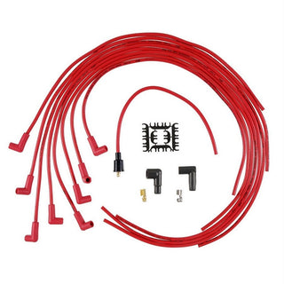 ACCEL Spark Plug Wires 8mm - Red 90 Degree Boot With Red Wires