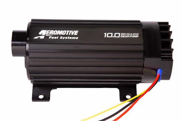 Aeromotive 10.0 GPM Brushless Spur Gear Fuel Pump with True Variable Speed Control Virtual Speed Performance AEROMOTIVE