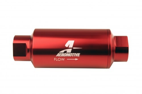 AEROMOTIVE #10-ORB Fuel Filter Inline 10 Mircon Red Virtual Speed Performance AEROMOTIVE