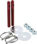 Alum Hood Pin Kit 3/8in Red Virtual Speed Performance ALLSTAR PERFORMANCE