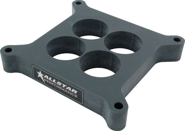 Carb Spacer 4150 4 Hole 1.00in Virtual Speed Performance ALLSTAR PERFORMANCE