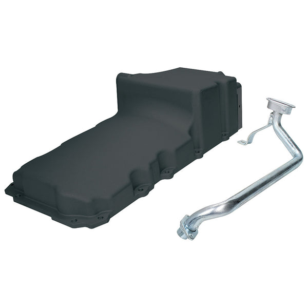 ALLSTAR LS Oil Pan Cast Alum Black Virtual Speed Performance ALLSTAR PERFORMANCE