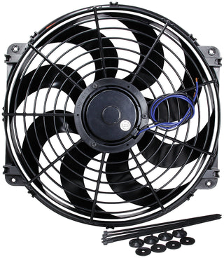 Electric Fan 16in Curved Blade Virtual Speed Performance ALLSTAR PERFORMANCE