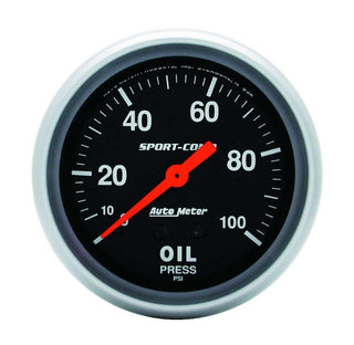 0-100 Oil Pressure Gauge Virtual Speed Performance AUTOMETER