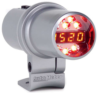 2-1/16in D/P/S Shift Light - 1 Stage- Silver Virtual Speed Performance AUTOMETER