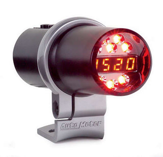 2-1/16in D/P/S Shift Light - 5 Stage- Black Virtual Speed Performance AUTOMETER