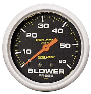 0-60 Blower Pressure Virtual Speed Performance AUTOMETER