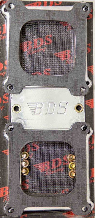 BDS 6-71/8-71 Blower Carburetor Adapter Square Bore Polished Virtual Speed Performance BLOWER DRIVE SERVICE
