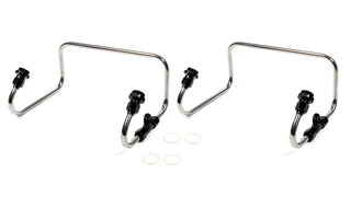 Dual Inlet Fuel Line Kit Holley 4150 Black Anod. Virtual Speed Performance THE BLOWER SHOP