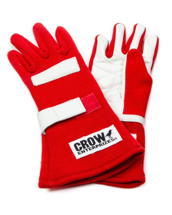 Gloves Large Red Nomex 2-Layer Standard Virtual Speed Performance CROW ENTERPRIZES