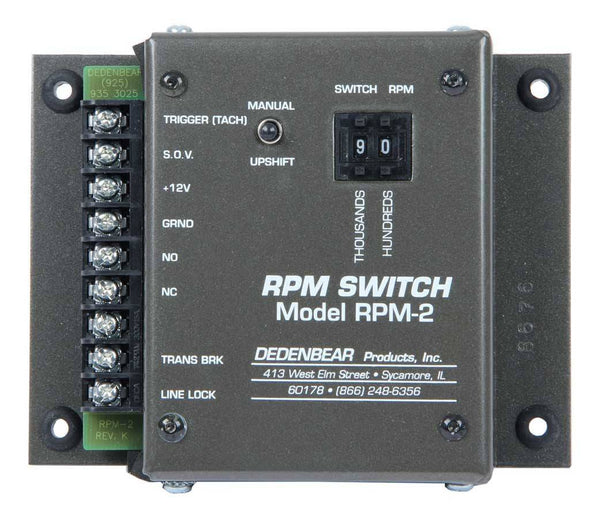 RPM Activated Switch Virtual Speed Performance DEDENBEAR