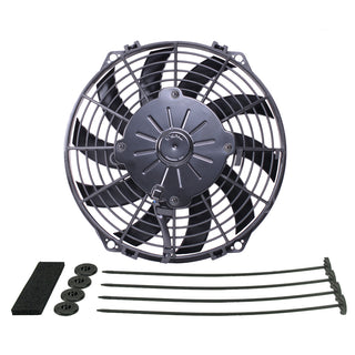 HO Extreme 9in Curved Bl ade Puller Elec Fan Virtual Speed Performance DERALE