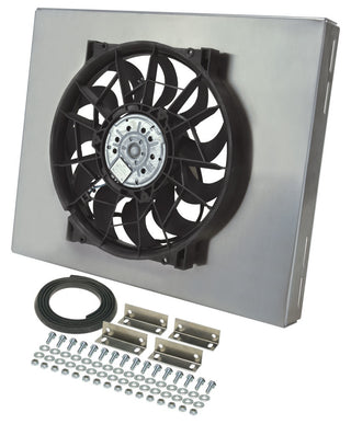 RAD Fan w/Alum Shroud Assembly Virtual Speed Performance DERALE