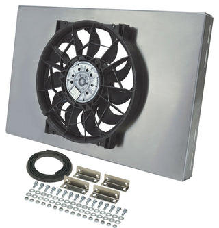 RAD Fan w/Alum Shroud Assembly Virtual Speed Performance DERALE