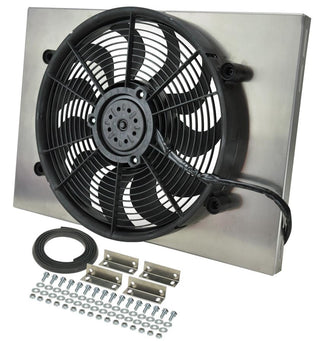 RAD Fan w/Alum Shroud Assembly Virtual Speed Performance DERALE