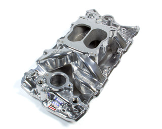 Edelbrock SBC Performer Air Gap Intake Manifold Polished Virtual Speed Performance EDELBROCK