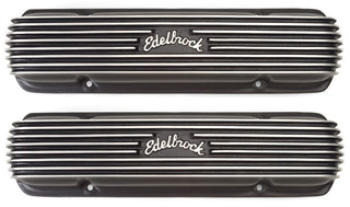 EDELBROCK. Pontiac Classic Series V/C's - Black Finish Virtual Speed Performance EDELBROCK
