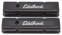 EDELBROCK Valve Cover Kit SBC Signature Series Black Virtual Speed Performance EDELBROCK