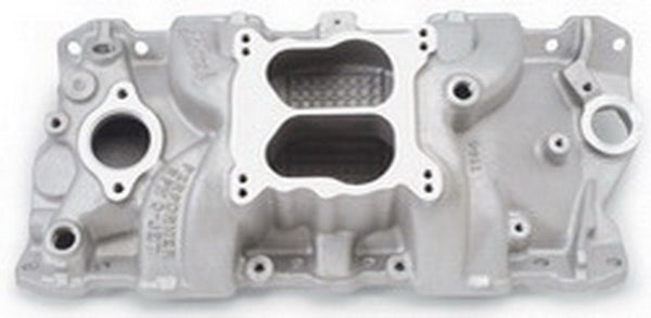 Edelbrock SBC 262-400 Q-Jet Performer RPM Intake Manifold Virtual Speed Performance EDELBROCK