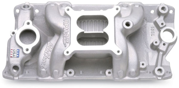 Edelbrock Small Block Chevy 262-400 Performer RPM Air-Gap Intake Manifold Virtual Speed Performance EDELBROCK
