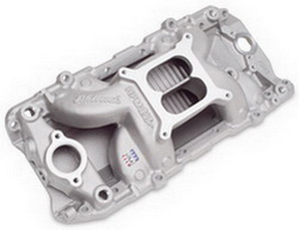 Edelbrock Big Block Chevy 396-502 RPM Air-Gap Intake Manifold (Oval Port) Virtual Speed Performance EDELBROCK