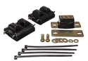 SBC Motor & Trans Mount Kit Zinc Finish Black Virtual Speed Performance ENERGY SUSPENSION
