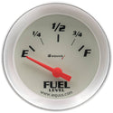 2.0 Dia Fuel Level Gauge Silver Virtual Speed Performance EQUUS